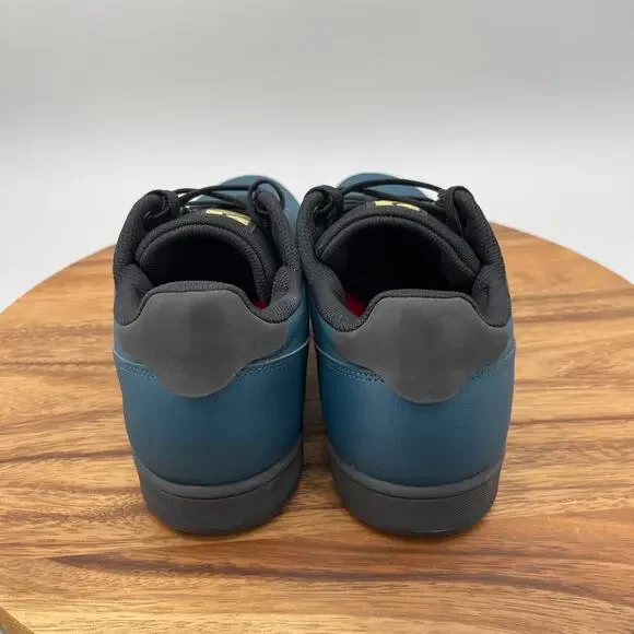 Five Ten Cycling Shoes Mens Size 10.5 Blue Leather Athletic Mountain Bike - Picture 4 of 9